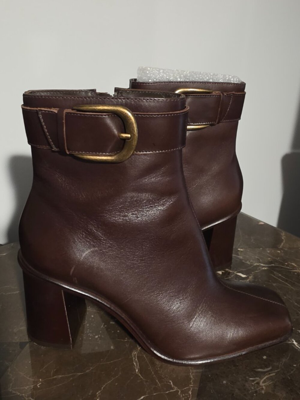 Antonio Melani dark brown ankle boots - Picture 3 of 8
